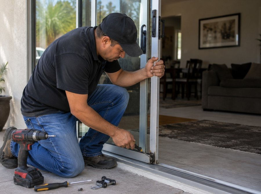 Sliding door alignment